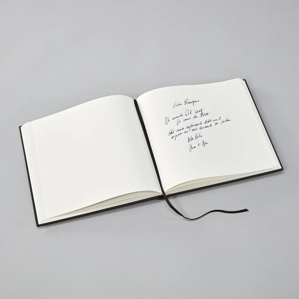 Semikolon Hardback Slim Linen Guestbook - Image 4