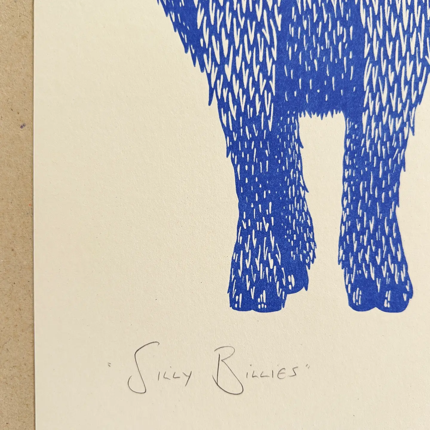 Silly Billies A3 Riso Print - Image 3