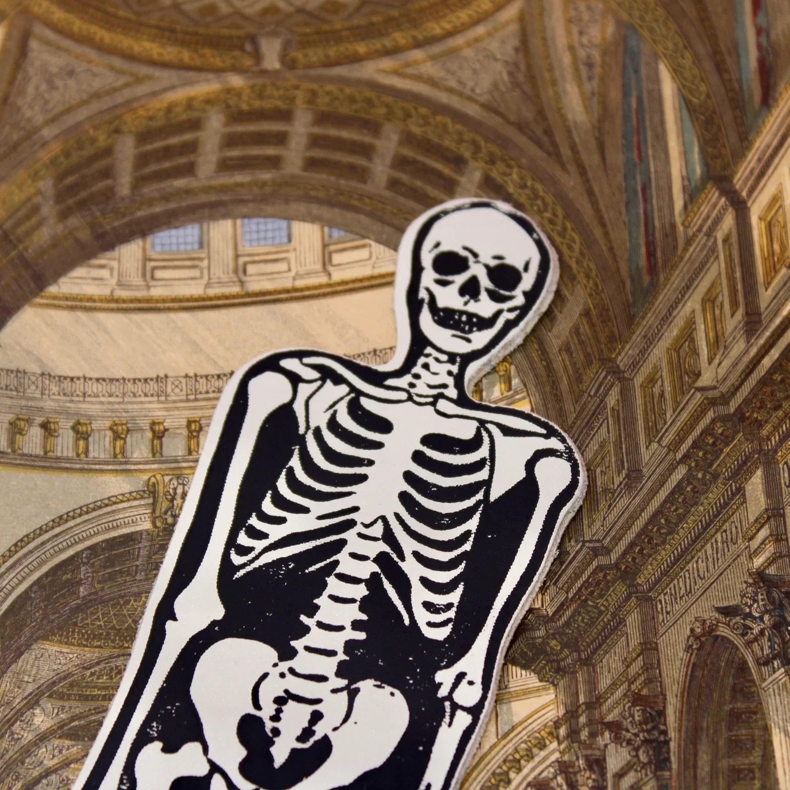Skeleton Leather Bookmark - Image 4