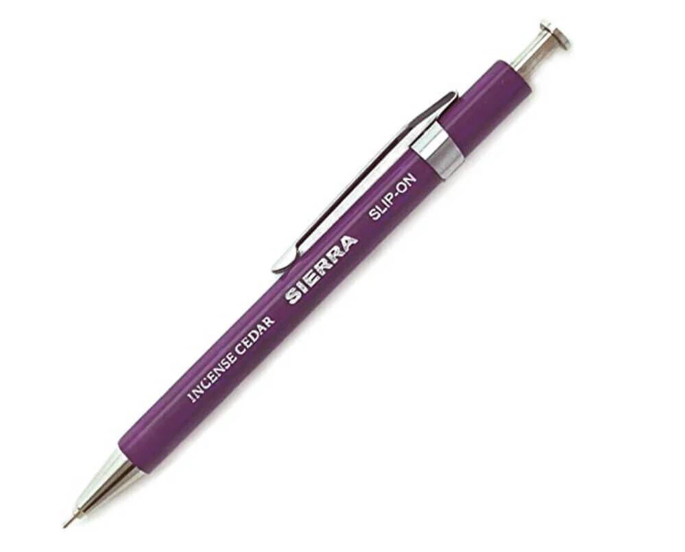 Slip-On Sierra Cedar Wood Ballpoint Pen Small - Image 4