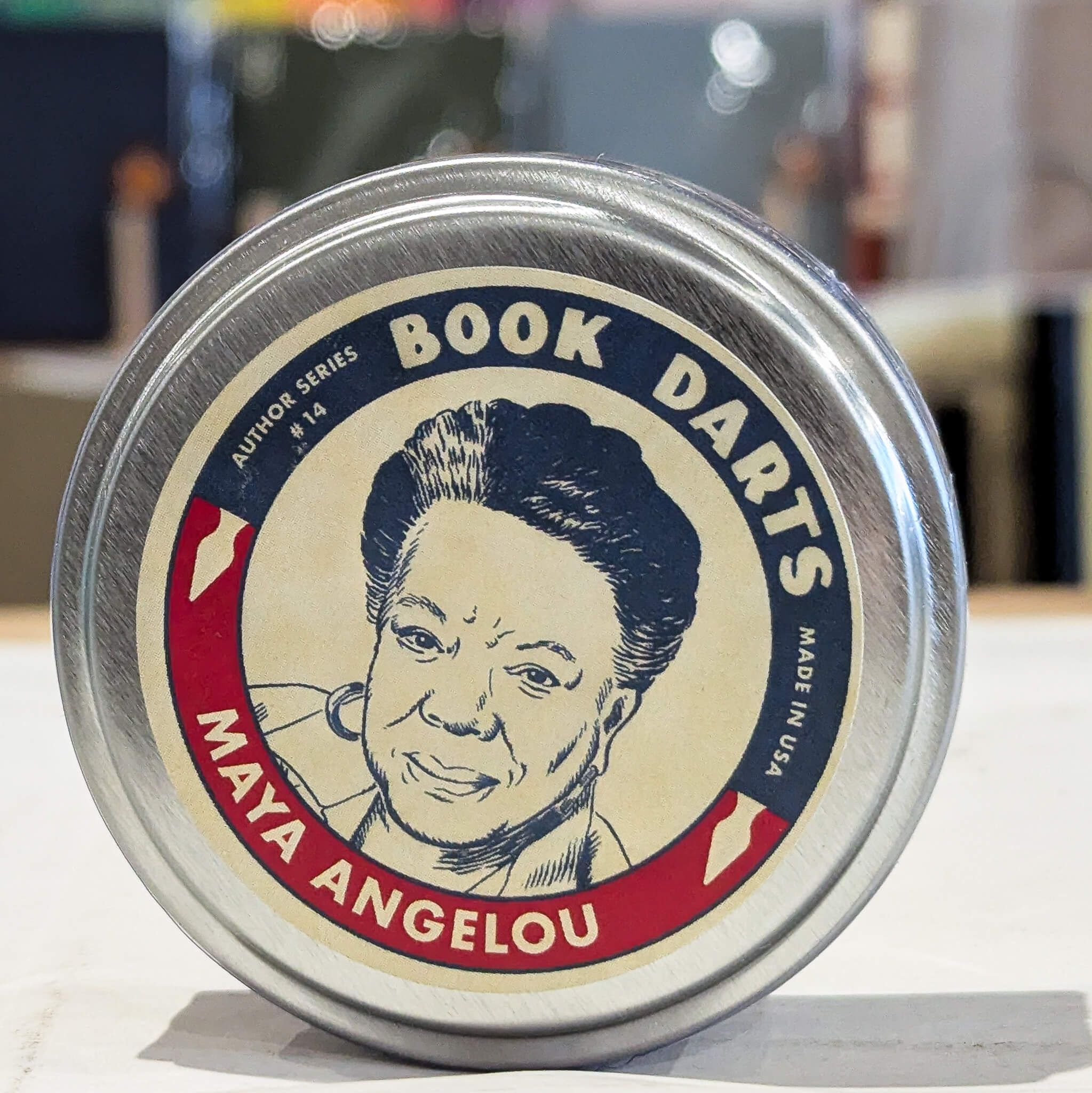 Book Darts Page Markers Tin of 50 Author Series - Image 16