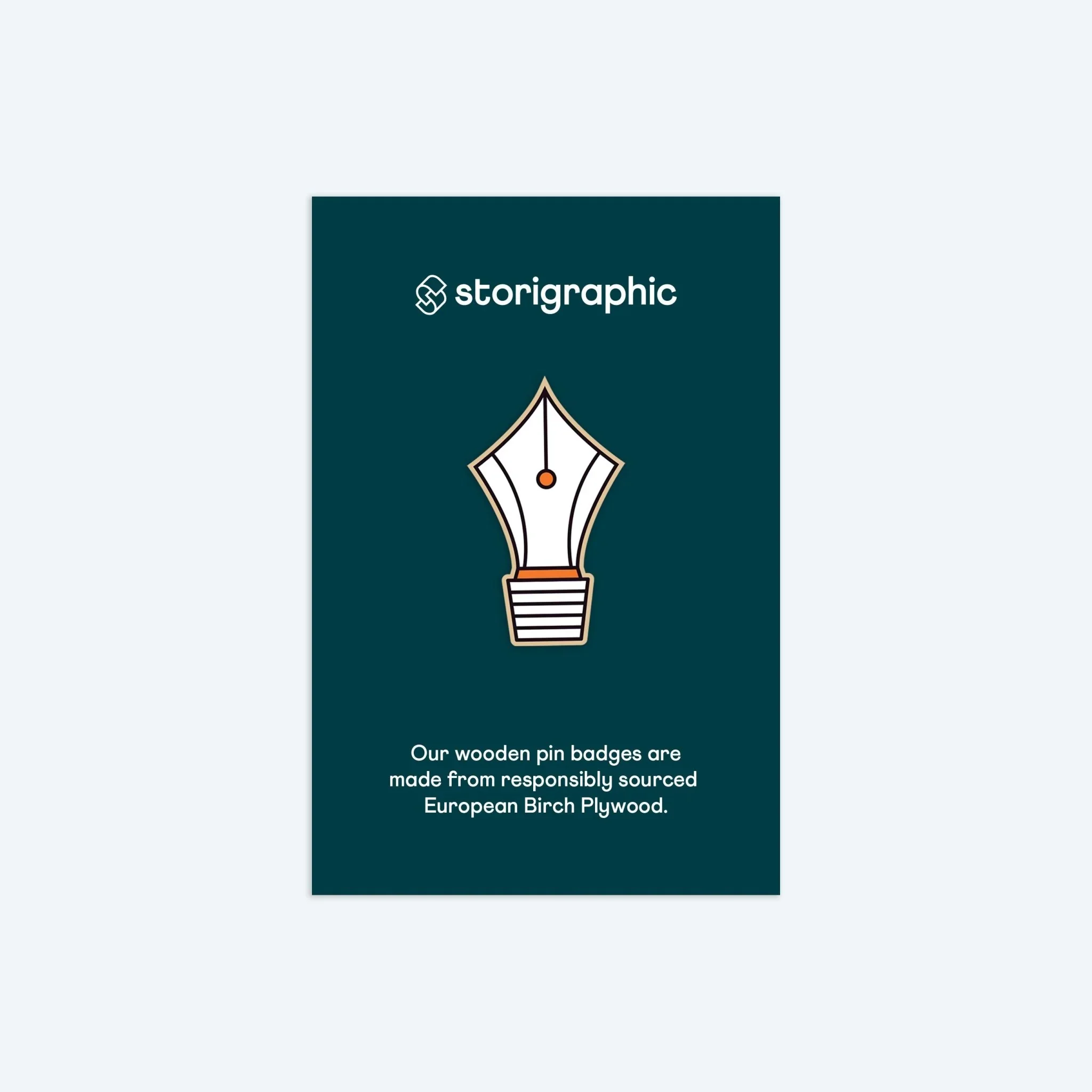 Storigraphic Wooden Pin Badges - Image 10