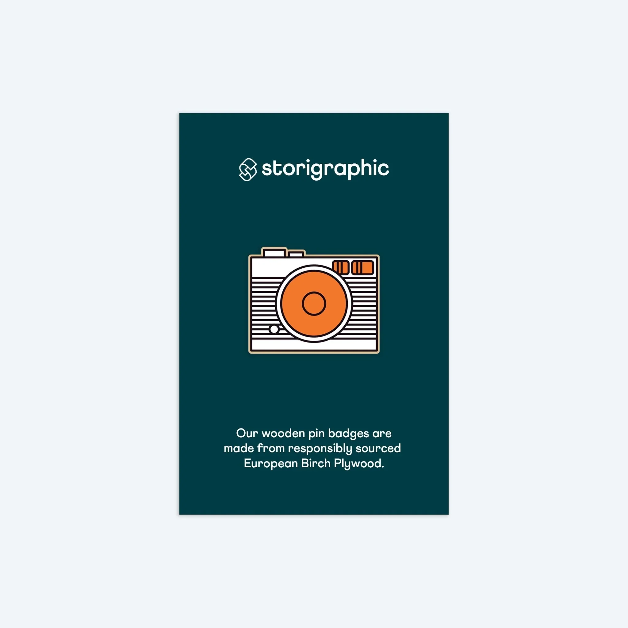Storigraphic Wooden Pin Badges - Image 3