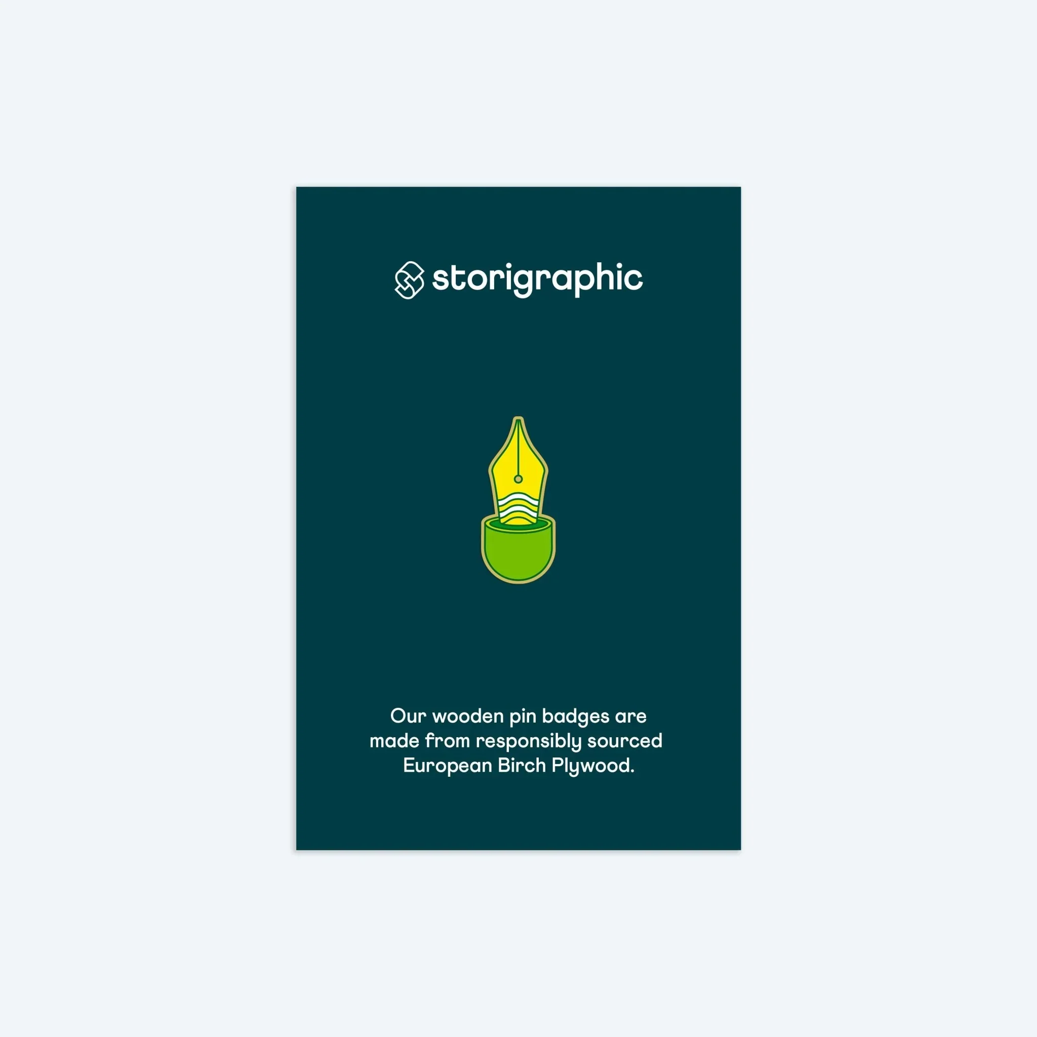 Storigraphic Wooden Pin Badges - Image 6