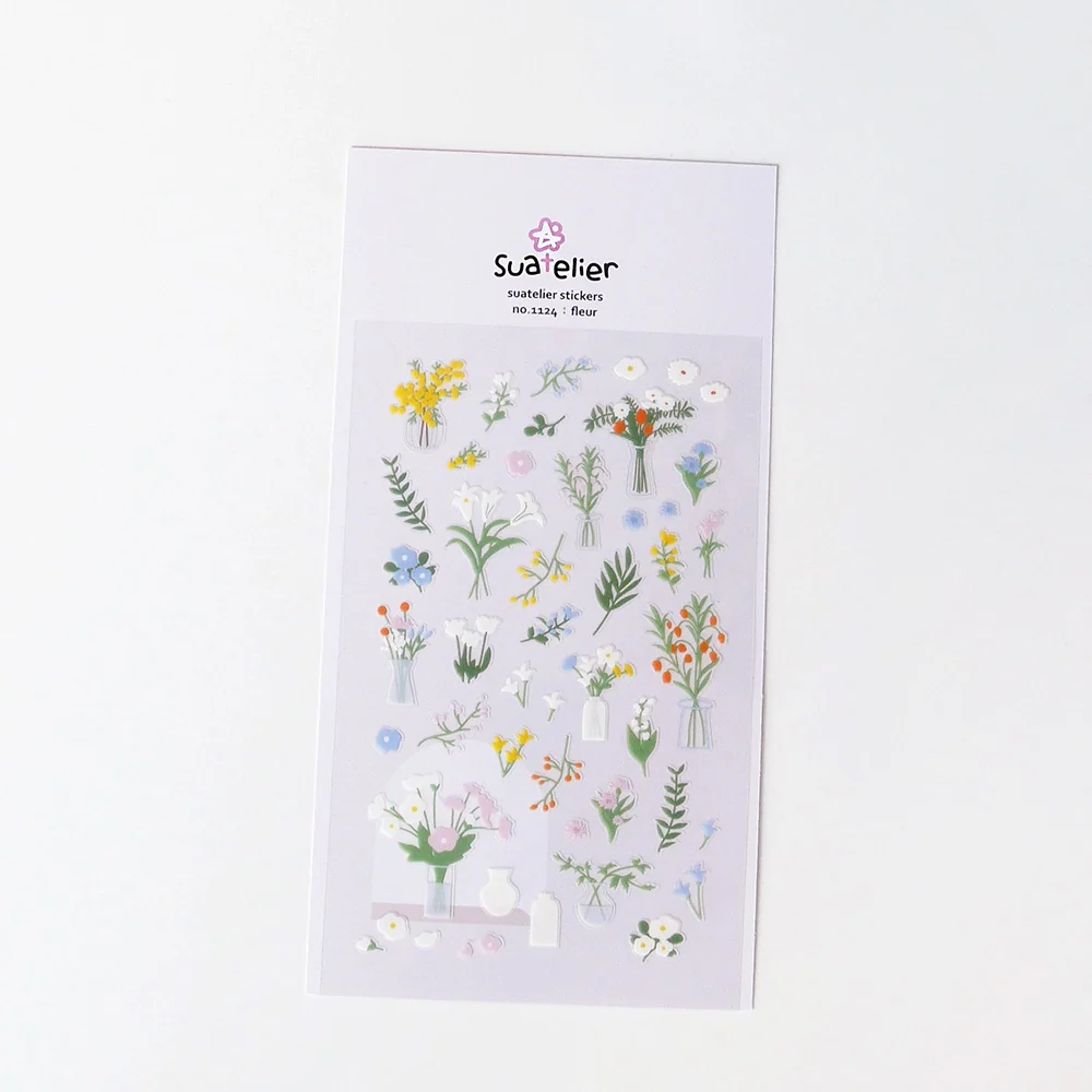 Suatelier Birthday Stickers no.1124 Fleur