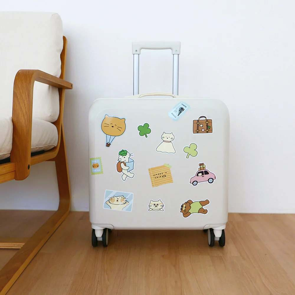 Suatelier Cat's Happy Trip Travel Stickers no. 1527 - Image 3