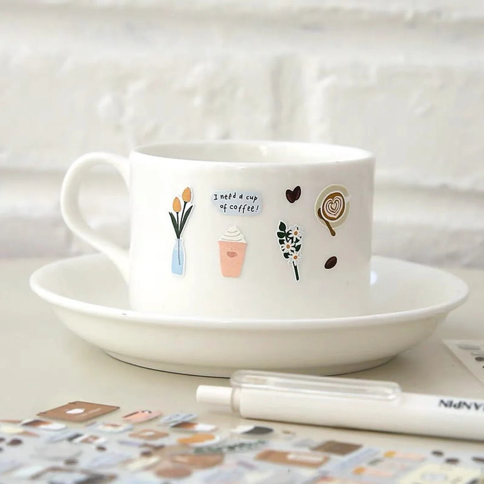 Suatelier Coffee Stickers no.1084 I Like Coffee - Image 3