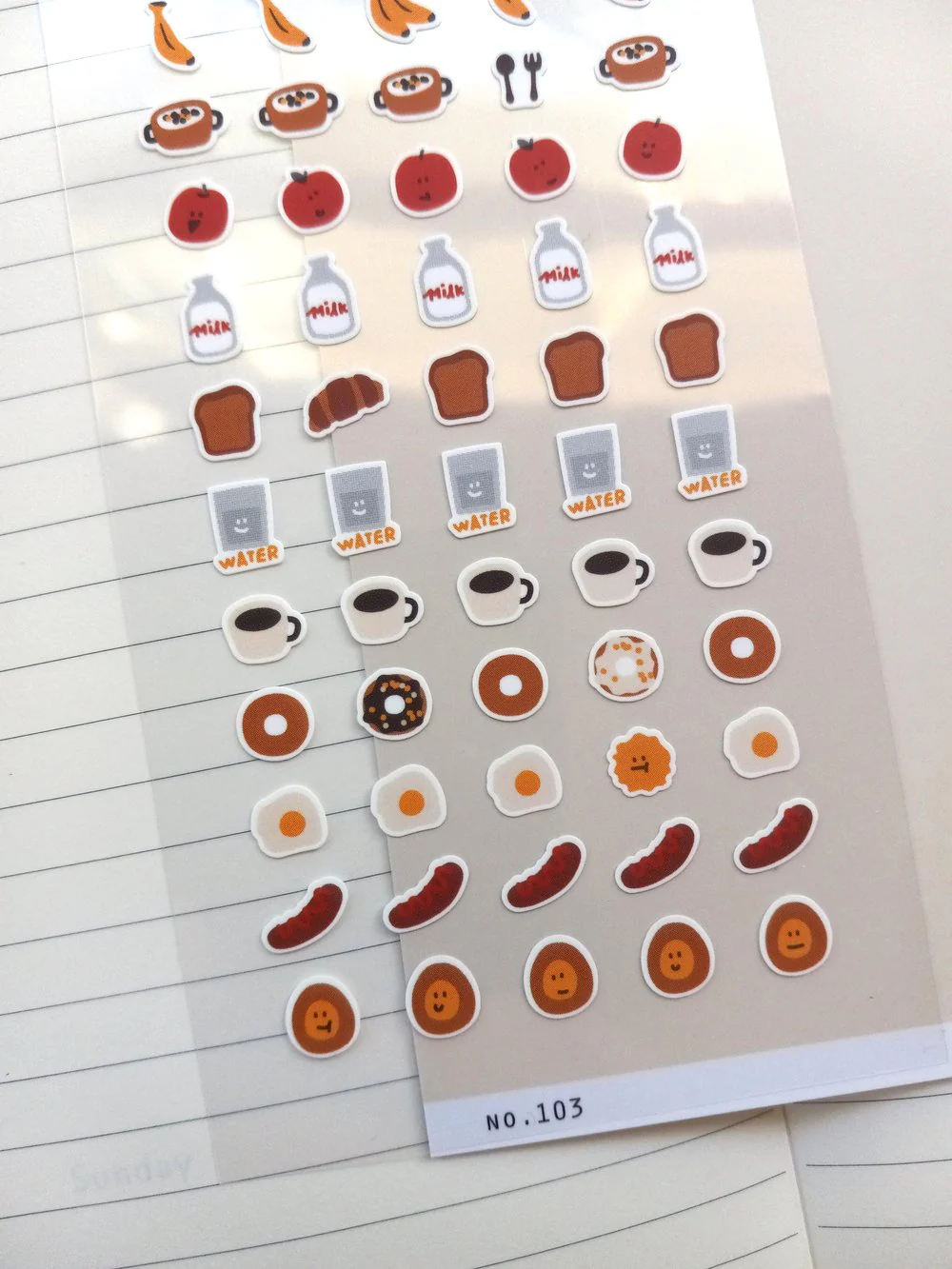 Suatelier Mini Food Stickers no.103 Food.02 - Image 2