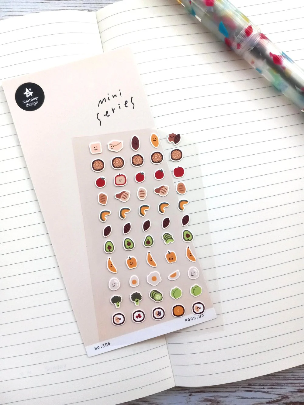 Suatelier Mini Food Stickers no.104 Food.03 - Image 2