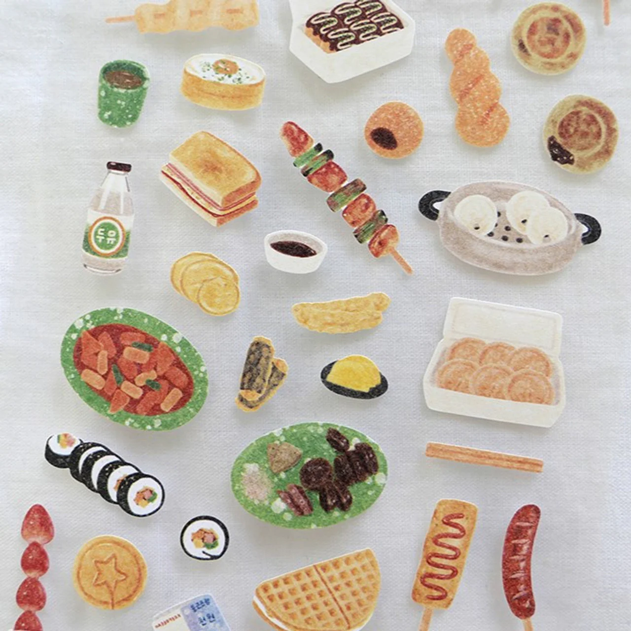 Suatelier Food Stickers no.1167 Street Food - Image 2