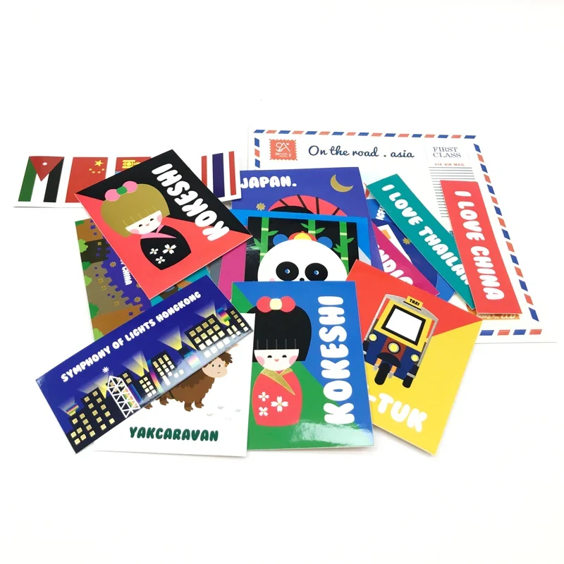 Suatelier On the Road Asia Travel Stickers no. 2516 - Image 2