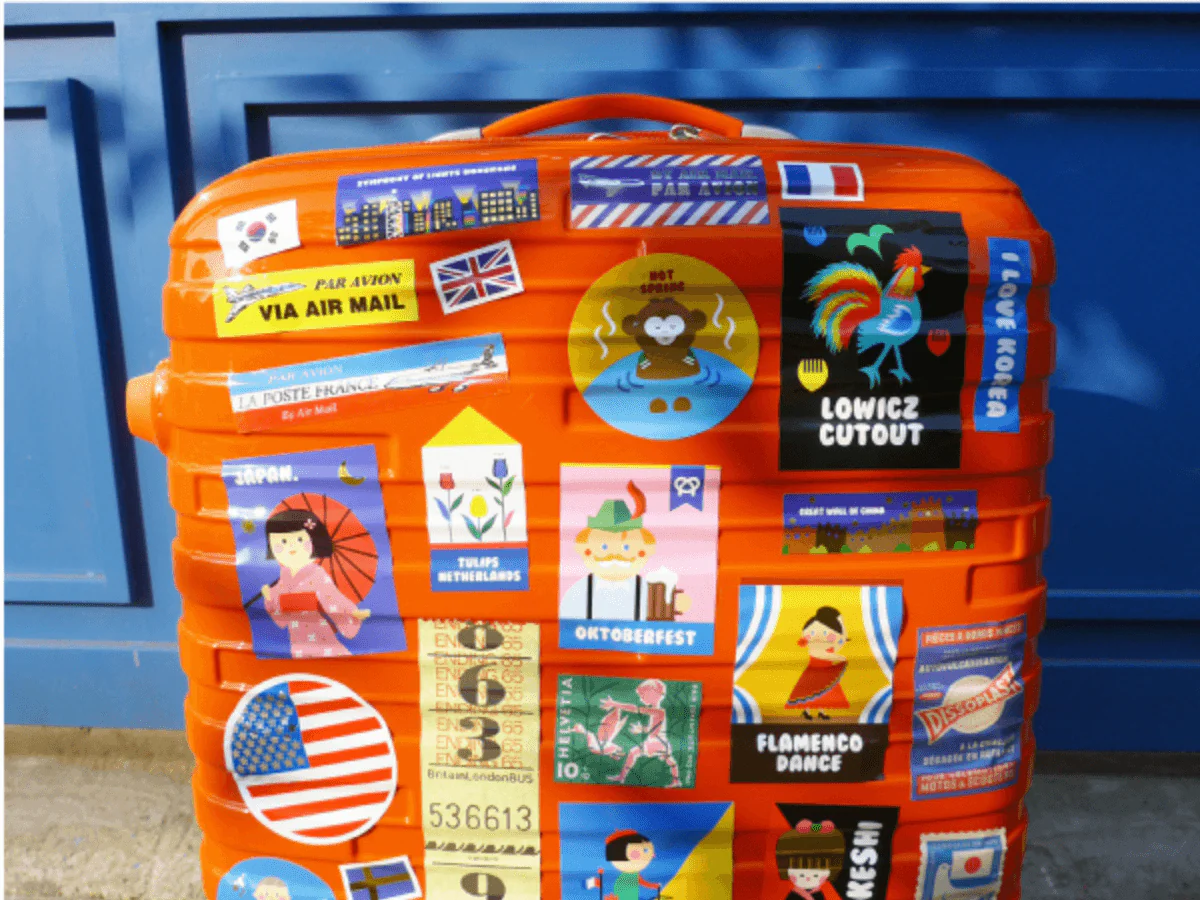 Suatelier On the Road Asia Travel Stickers no. 2516 - Image 3