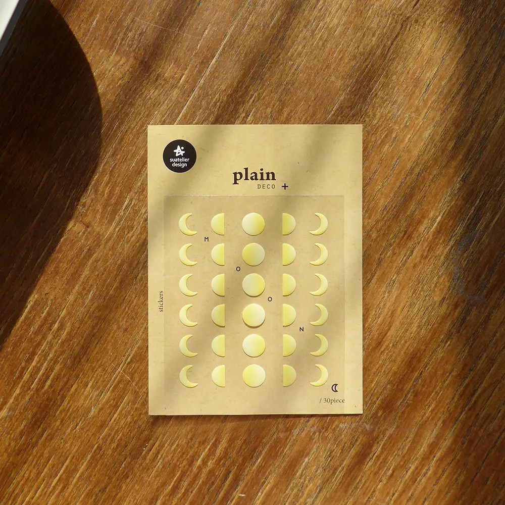 Suatelier Moon Stickers Plain.10 No 1614
