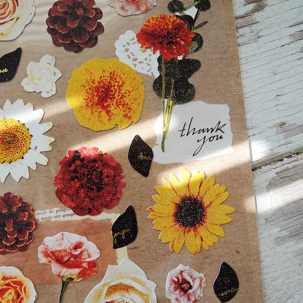 Suatelier Stickers no. 1044 flower dance