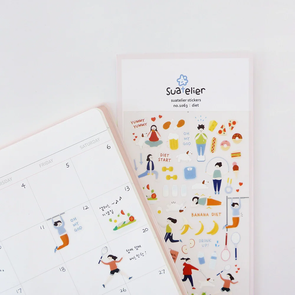 Suatelier Stickers no. 1063 diet