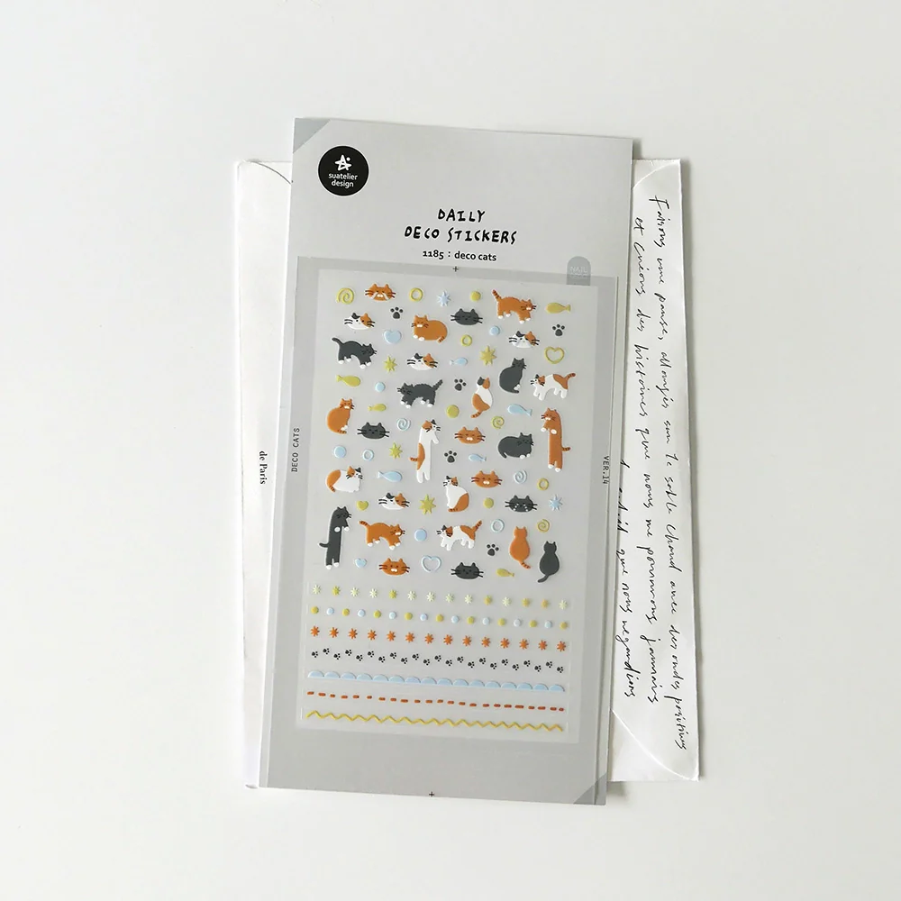 Suatelier Stickers no. 1185 deco cats