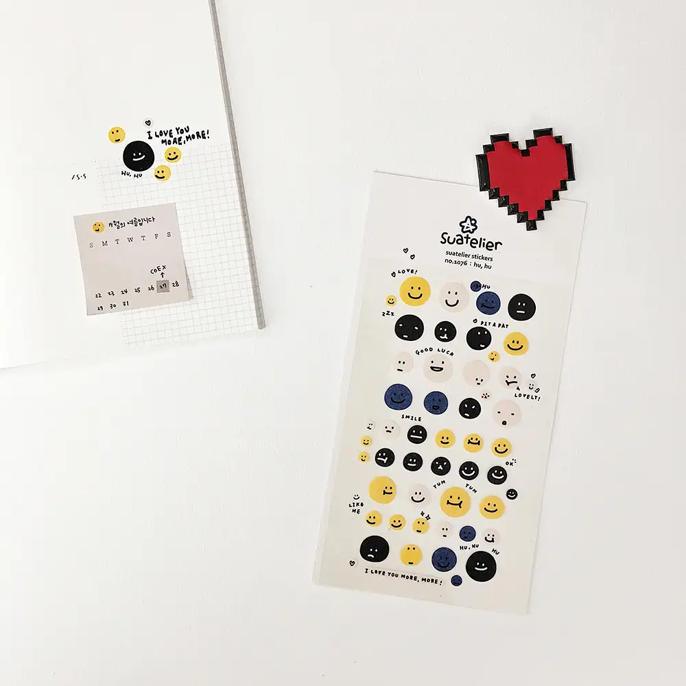 Suatelier Stickers no. 1076 hu, hu