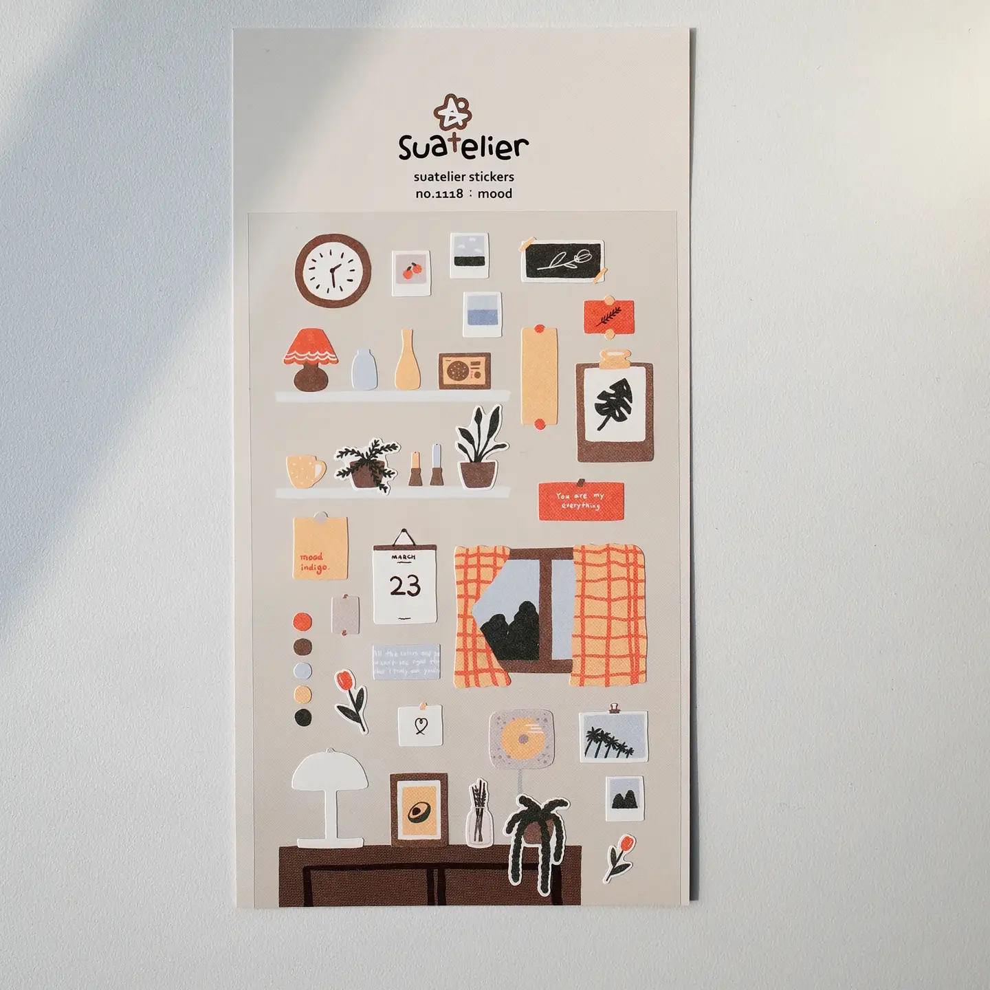 Suatelier Stickers no.1118 Mood