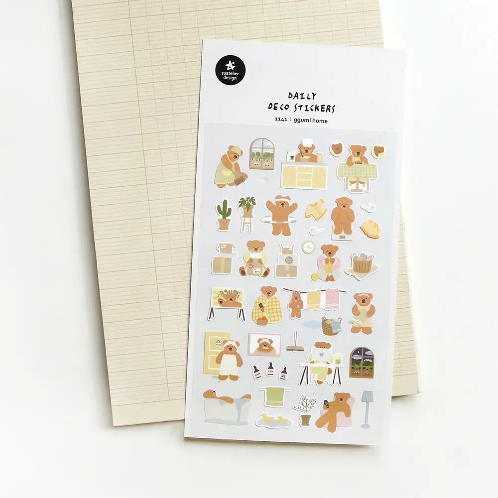 Suatelier Stickers no.1141 Ggumi Home