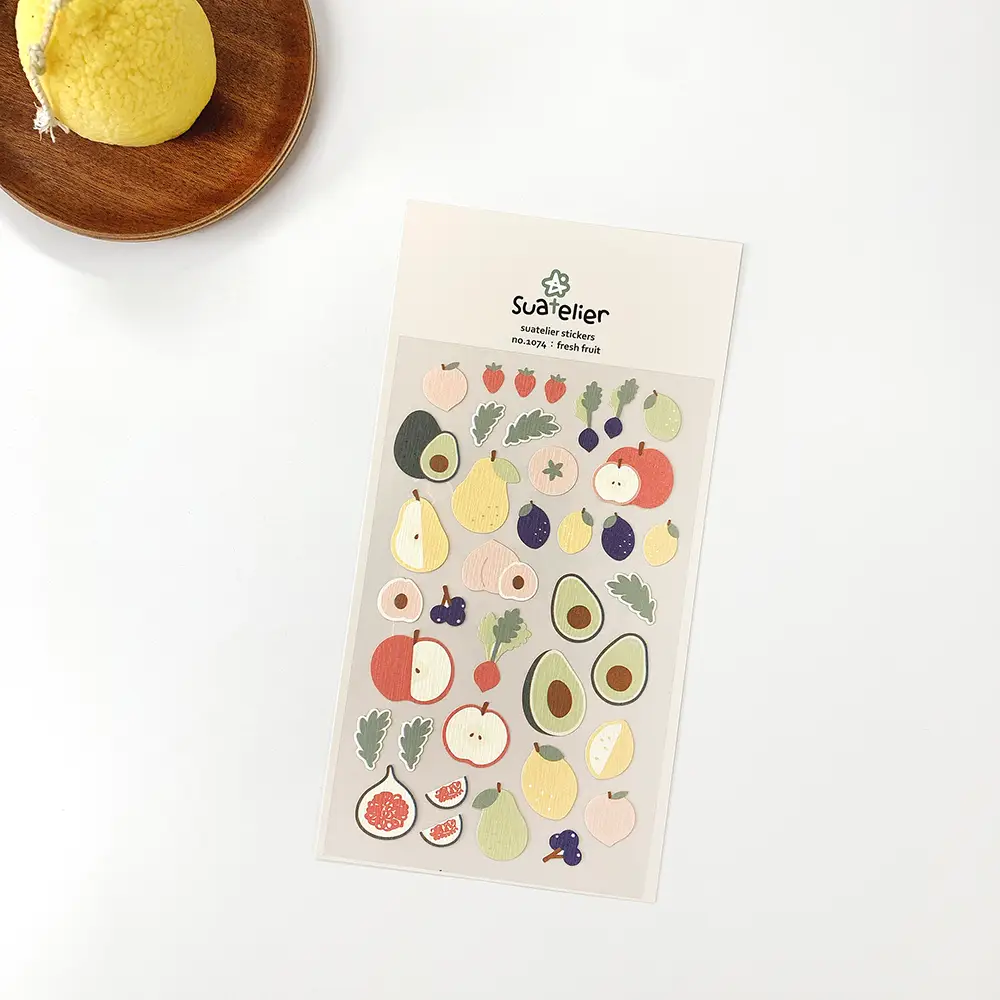 Suatelier Stickers no. 1074 fresh fruit
