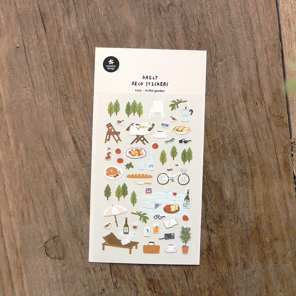 Suatelier Stickers no.1147 In The Garden