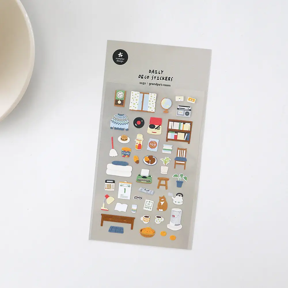 Suatelier Stickers no.1152 Grandpa's Room
