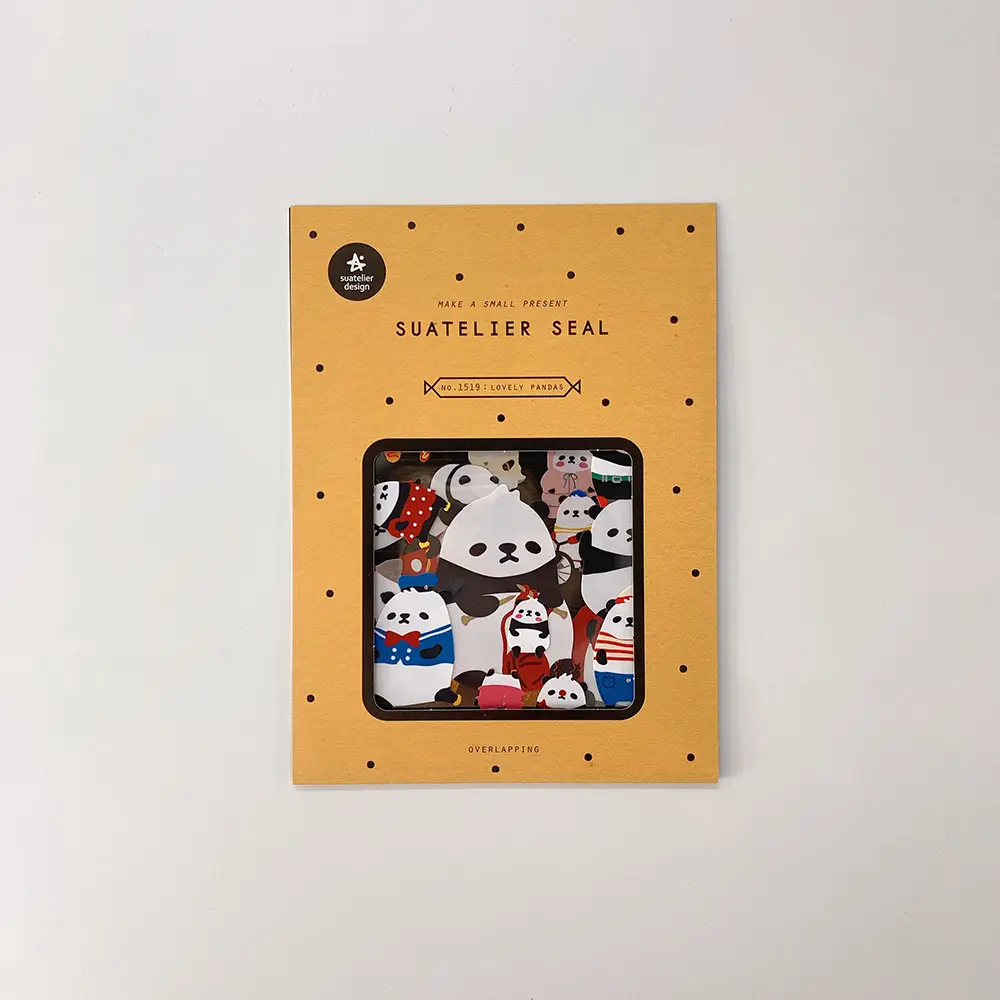 Suatelier Stickers No 1519 Lovely Pandas