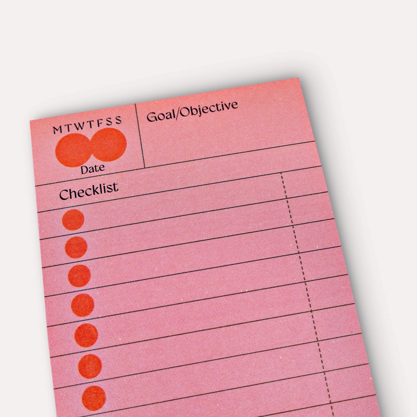 The Completist Hinoki Habit Checklist A7 Sticky Notes - Image 2