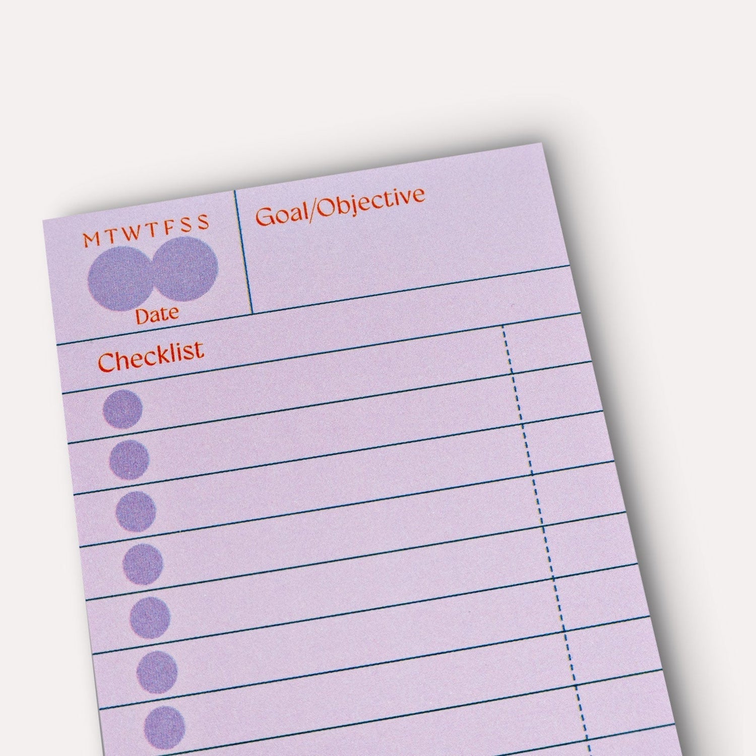 The Completist Ginger Goal Checklist Sticky Notes - Image 2