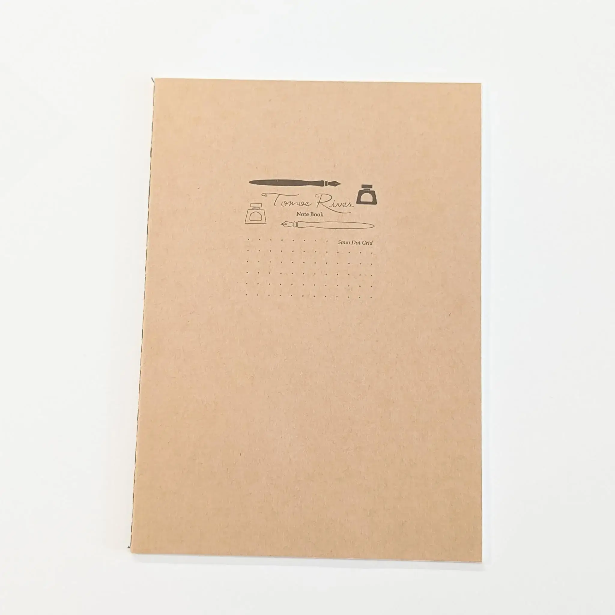 Tomoe River Paper 52gsm A5 Kraft Cover Notebook Dot Grid