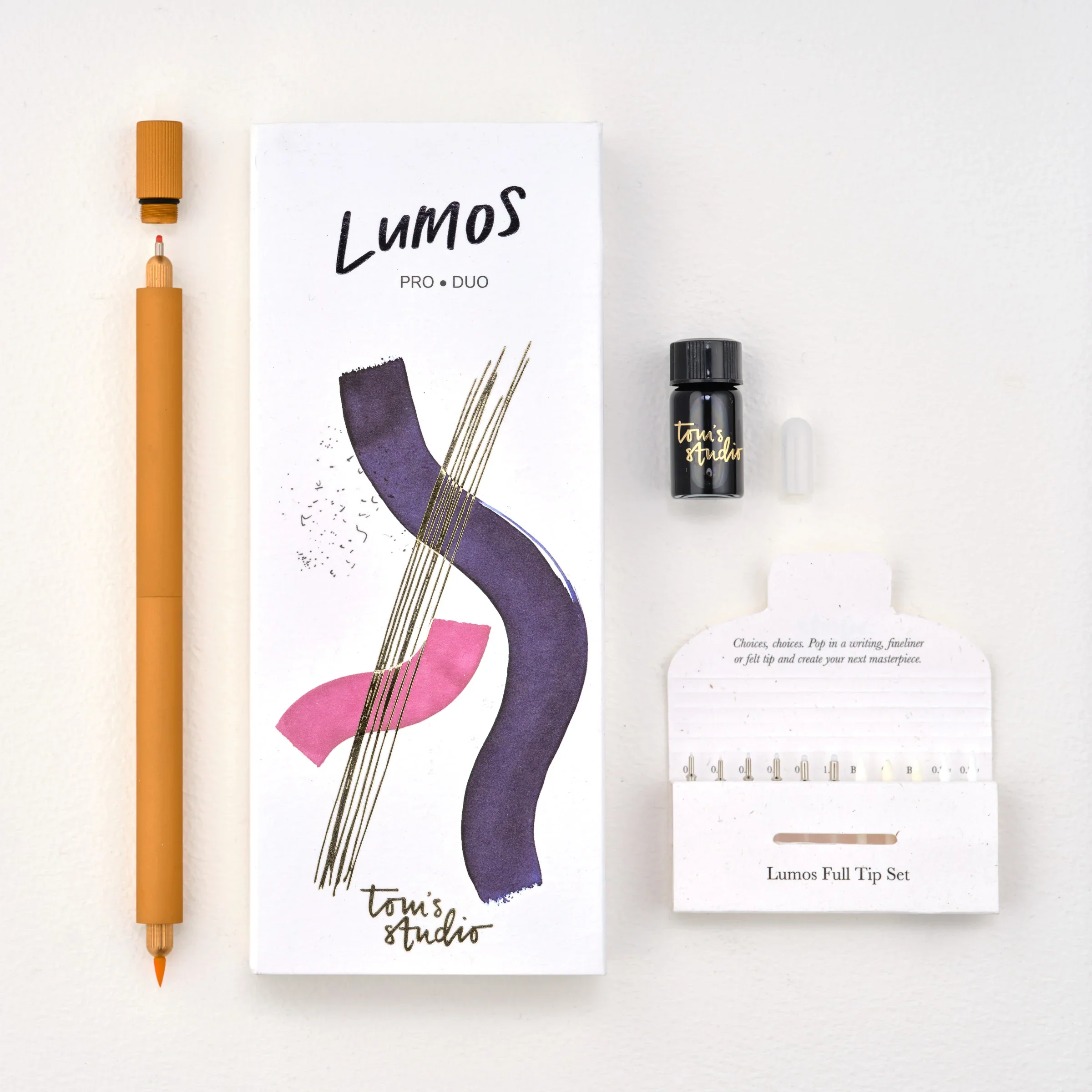 Tom's Studio The Lumos Pro Duo Tip Refillable Multi-Tip Pen - Image 15