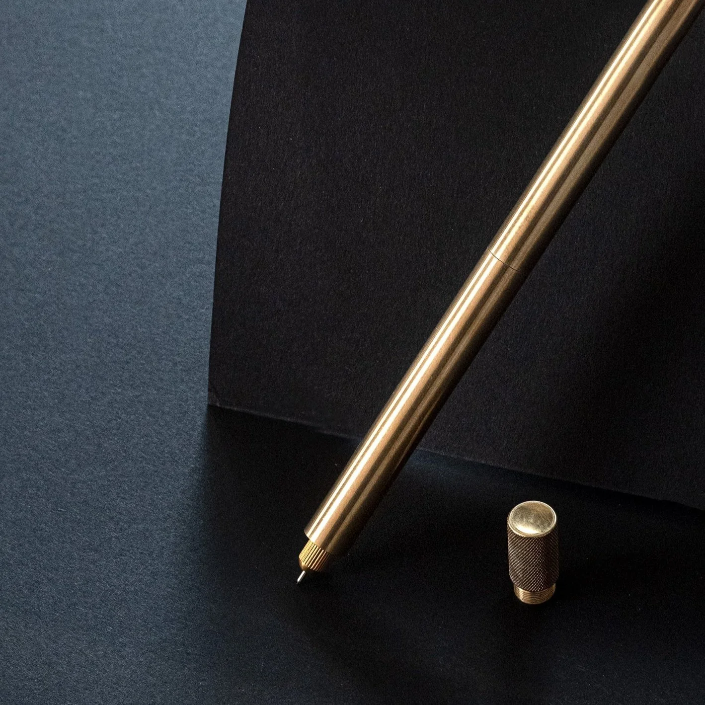 Tom's Studio The Lumos Pro Single Refillable Multi-Tip Pen Brass - Image 3