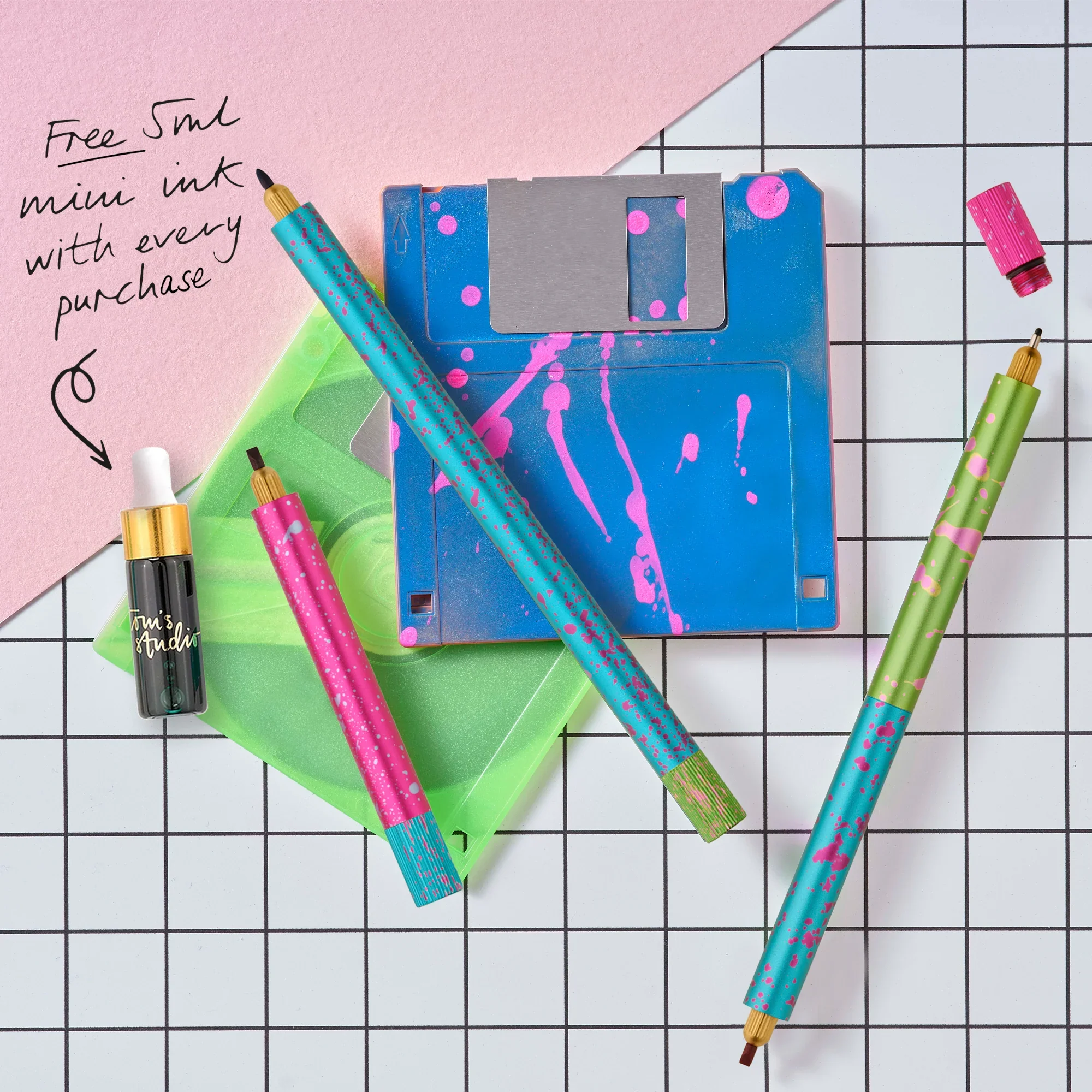 Tom's Studio The Lumos Splash Refillable Multi-Tip Pen - Image 2