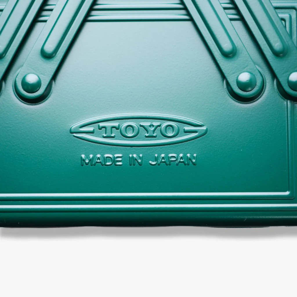 Toyo Steel Cantilever Toolbox ST-350 Antique Green - Image 2