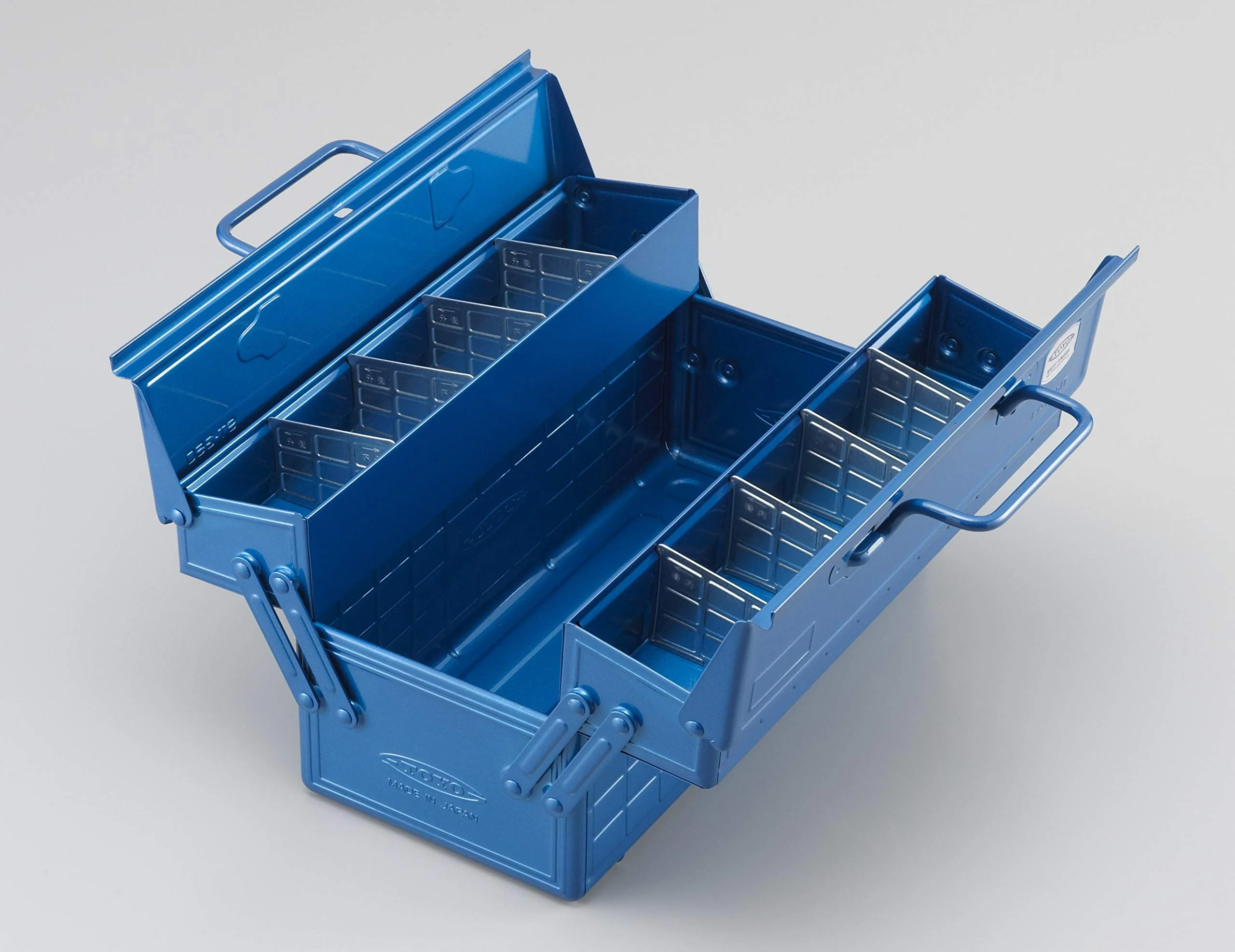 Toyo Steel Cantilever Toolbox ST-350 Blue - Image 2