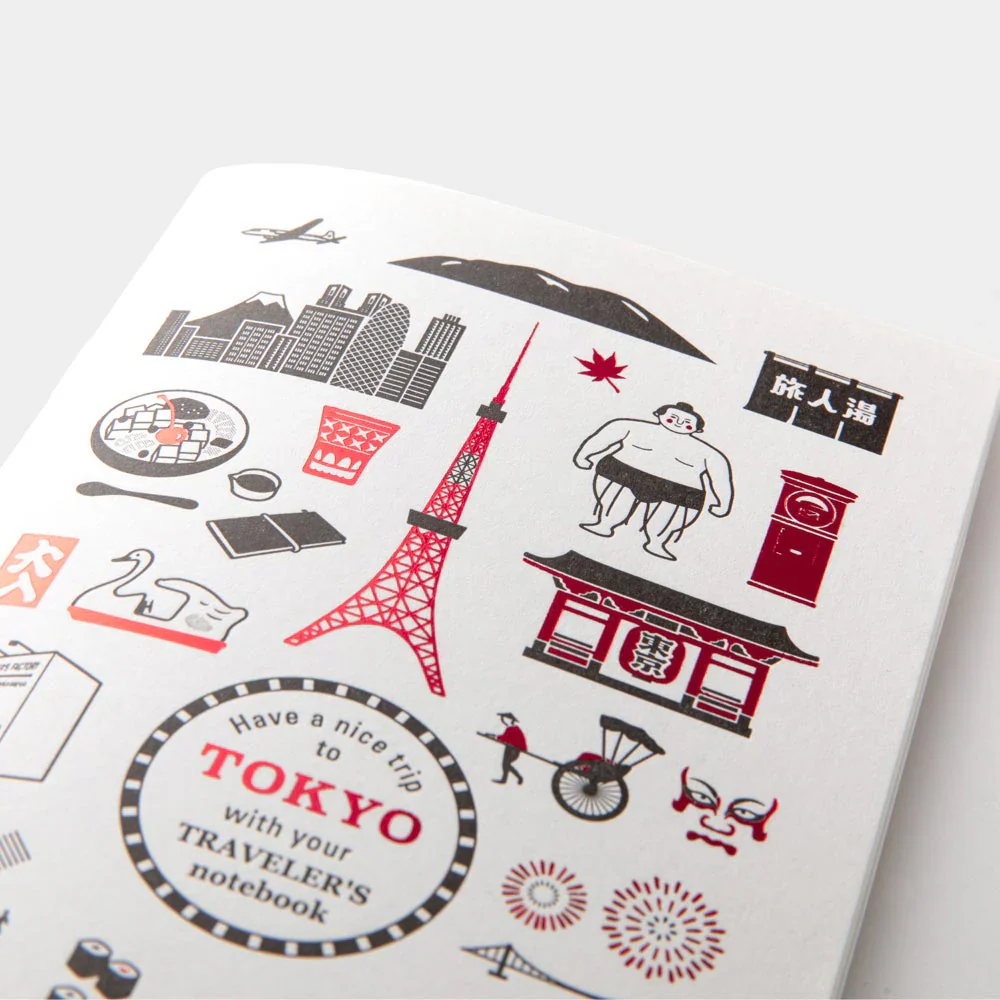 TRAVELER’S Notebook Blank Notebook Refill TOKYO EDITION - Image 2