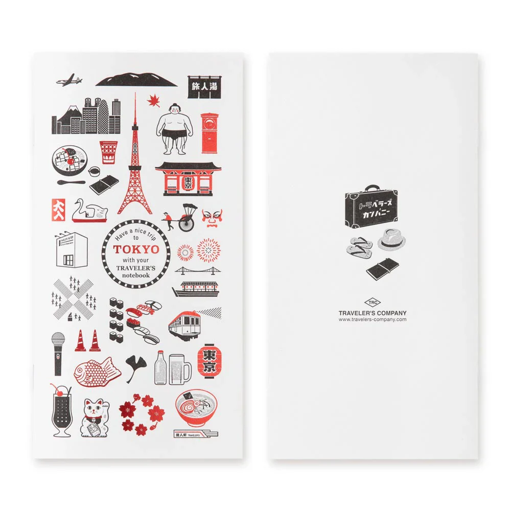 TRAVELER’S Notebook Blank Notebook Refill TOKYO EDITION - Image 4
