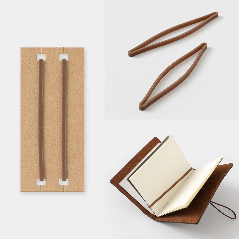 TRAVELER'S COMPANY 20th Anniversary Card Sized Notebook Set - Brown - Image 8