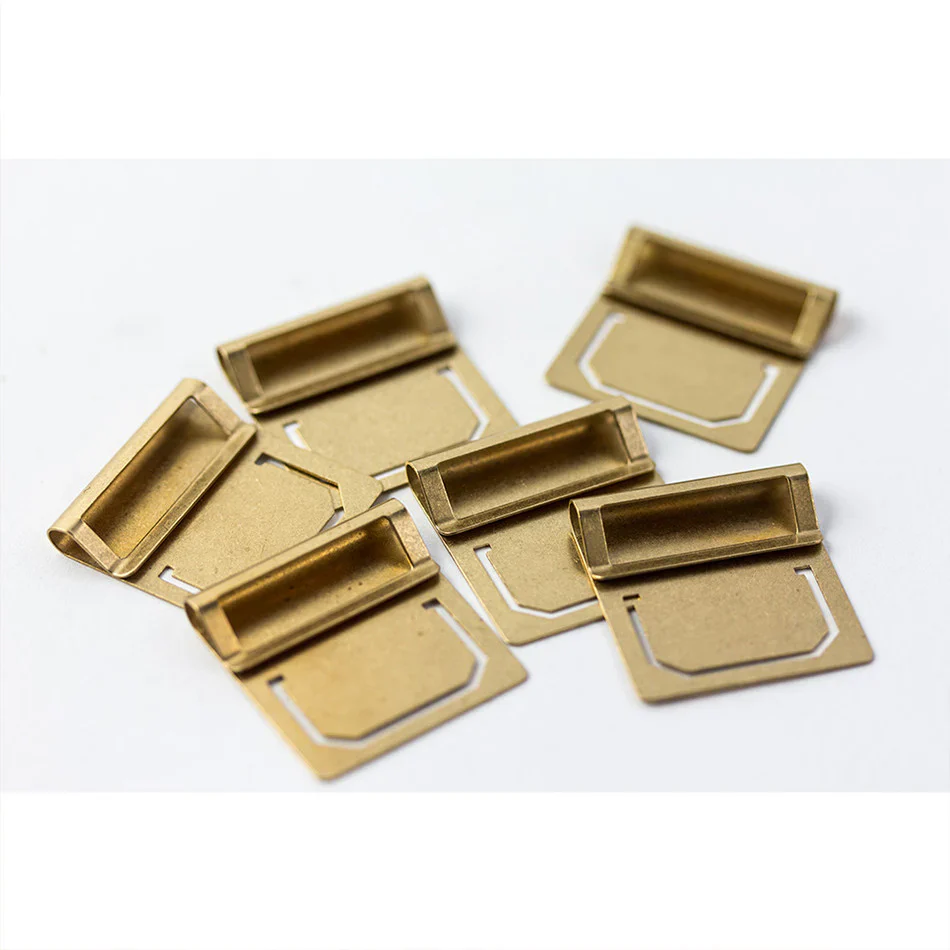 Traveler's Company Brass Index Clips Set of 6 - Image 3