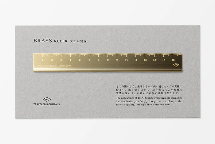 Traveler's Company 15cm Brass Ruler - Image 6