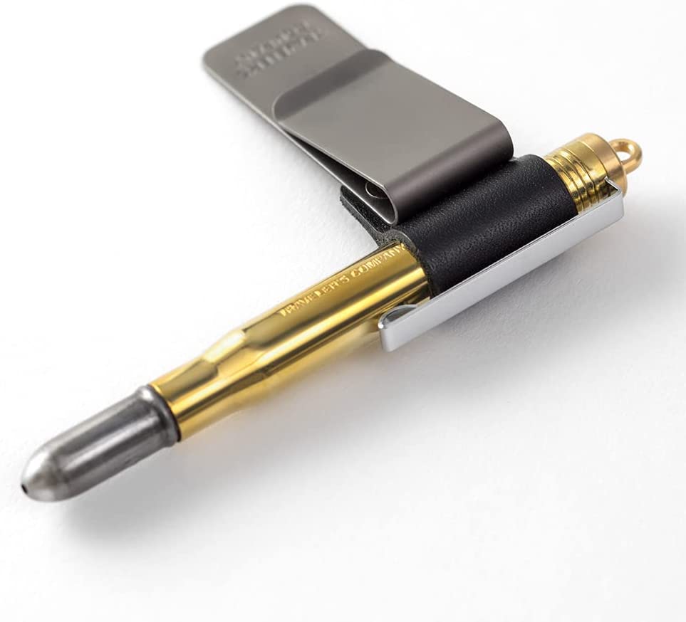 Traveler's Company Notebook Clip Pen Holder Black - Image 2