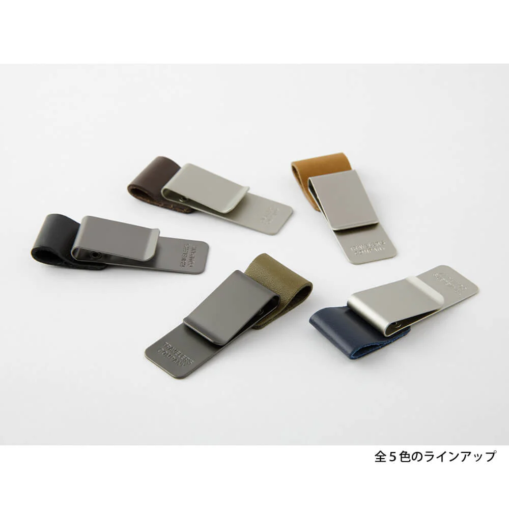 Traveler's Company Notebook Clip Pen Holder Olive - Image 4