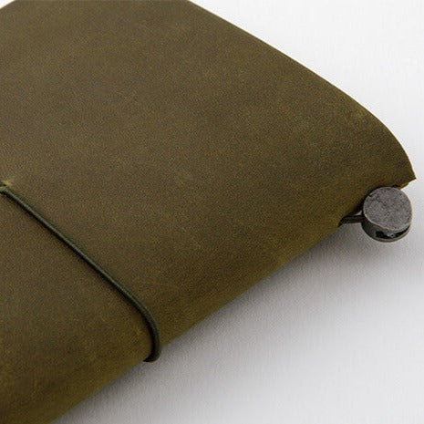 Traveler's Company Notebook Passport Size Olive Green - Image 6