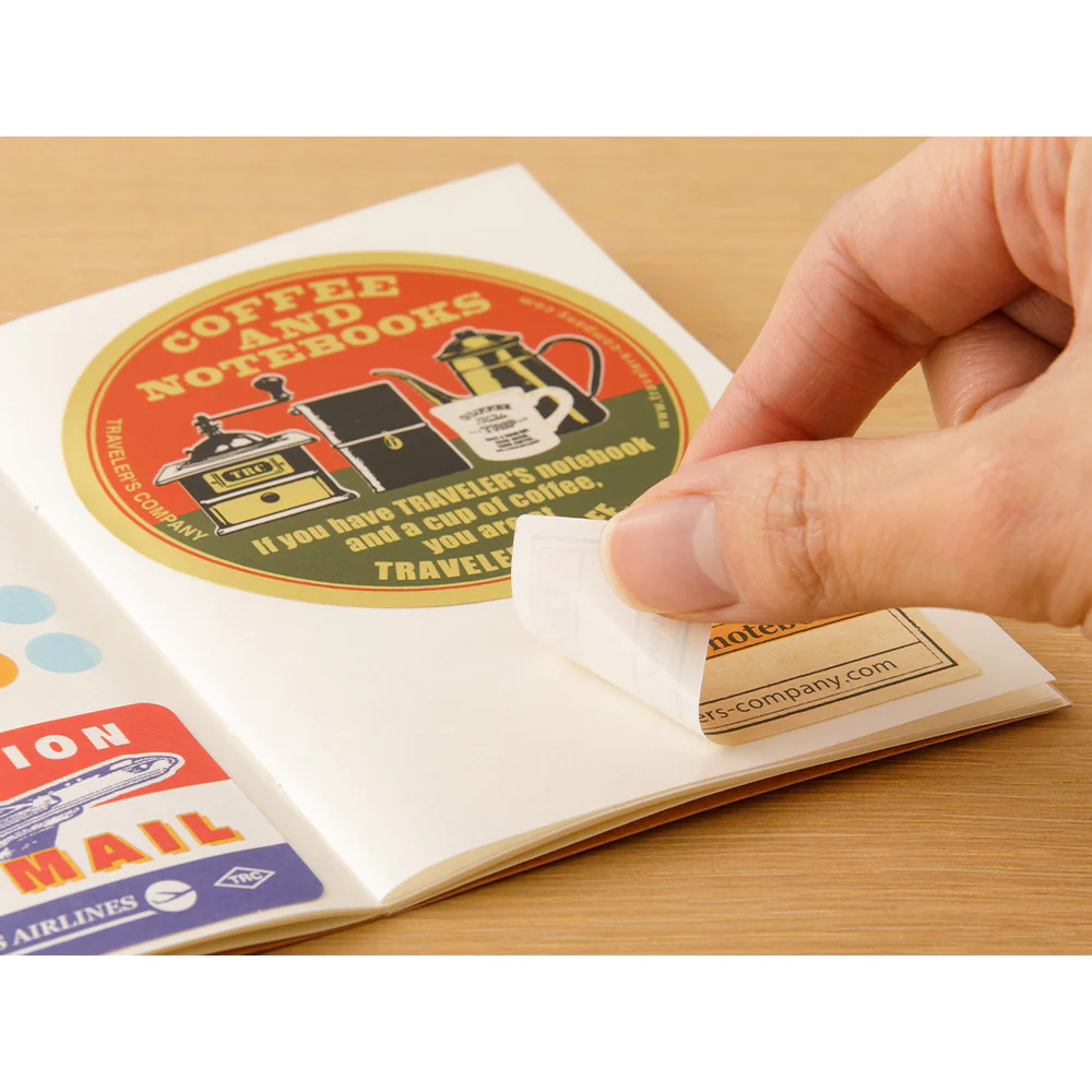 Traveler's Company Notebook Passport Size Refill 017 Sticker Release Paper - Image 2