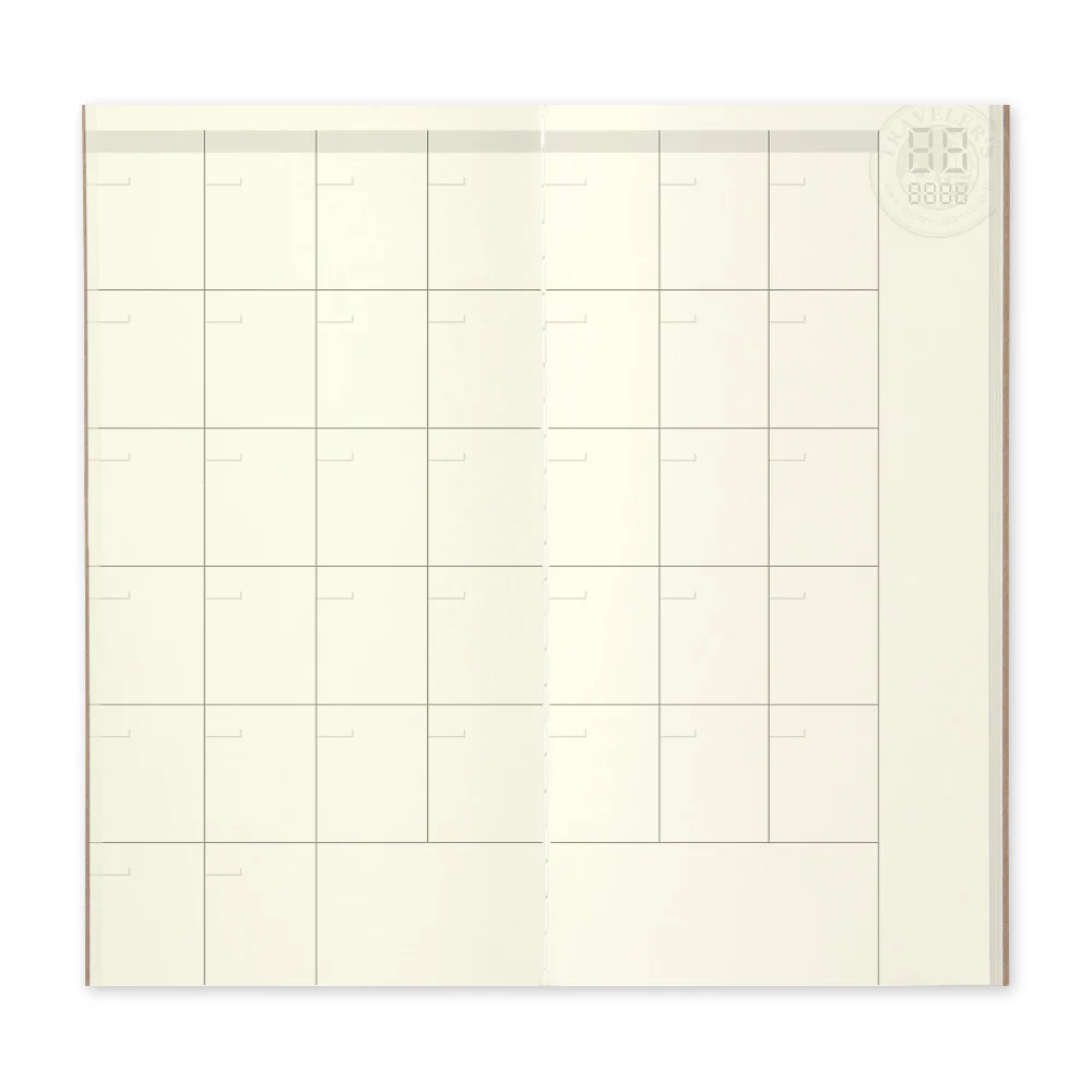 Traveler's Company Notebook Refill 017 Free Diary Monthly - Image 3
