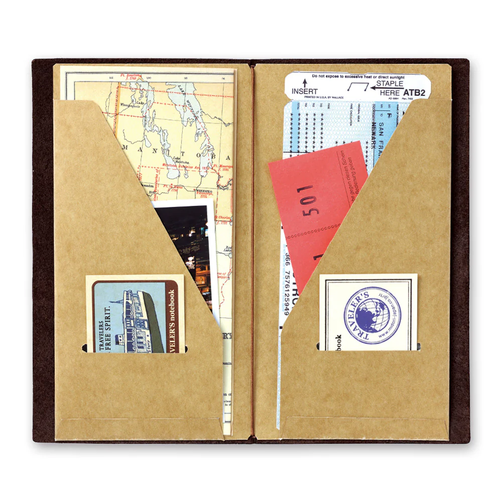 Traveler's Company Notebook Refill 020 Kraft Paper Folder - Image 3