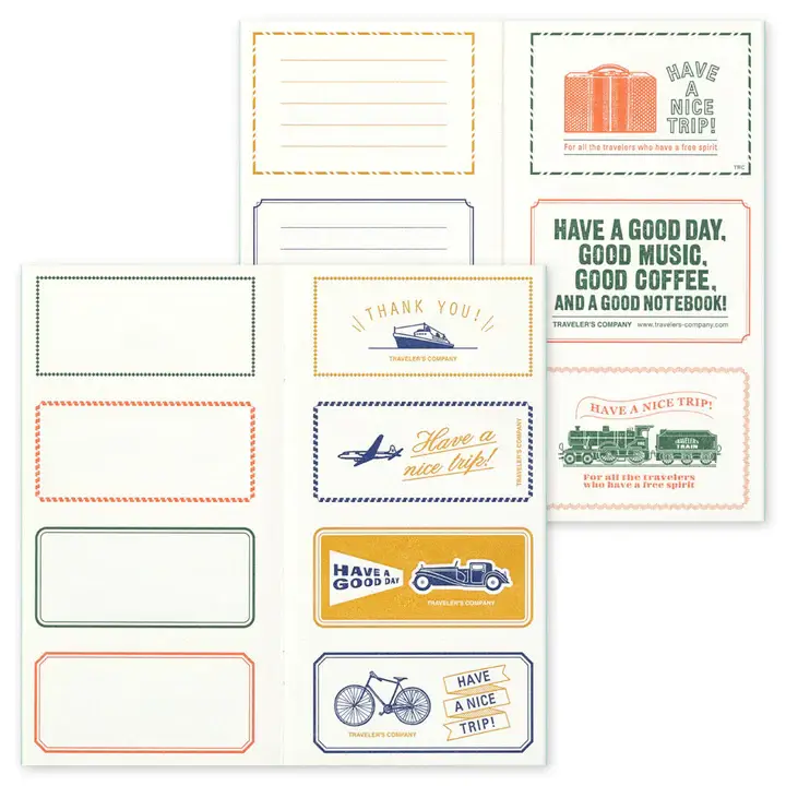 Traveler's Company Notebook Refill B Sides Message Card - Image 2