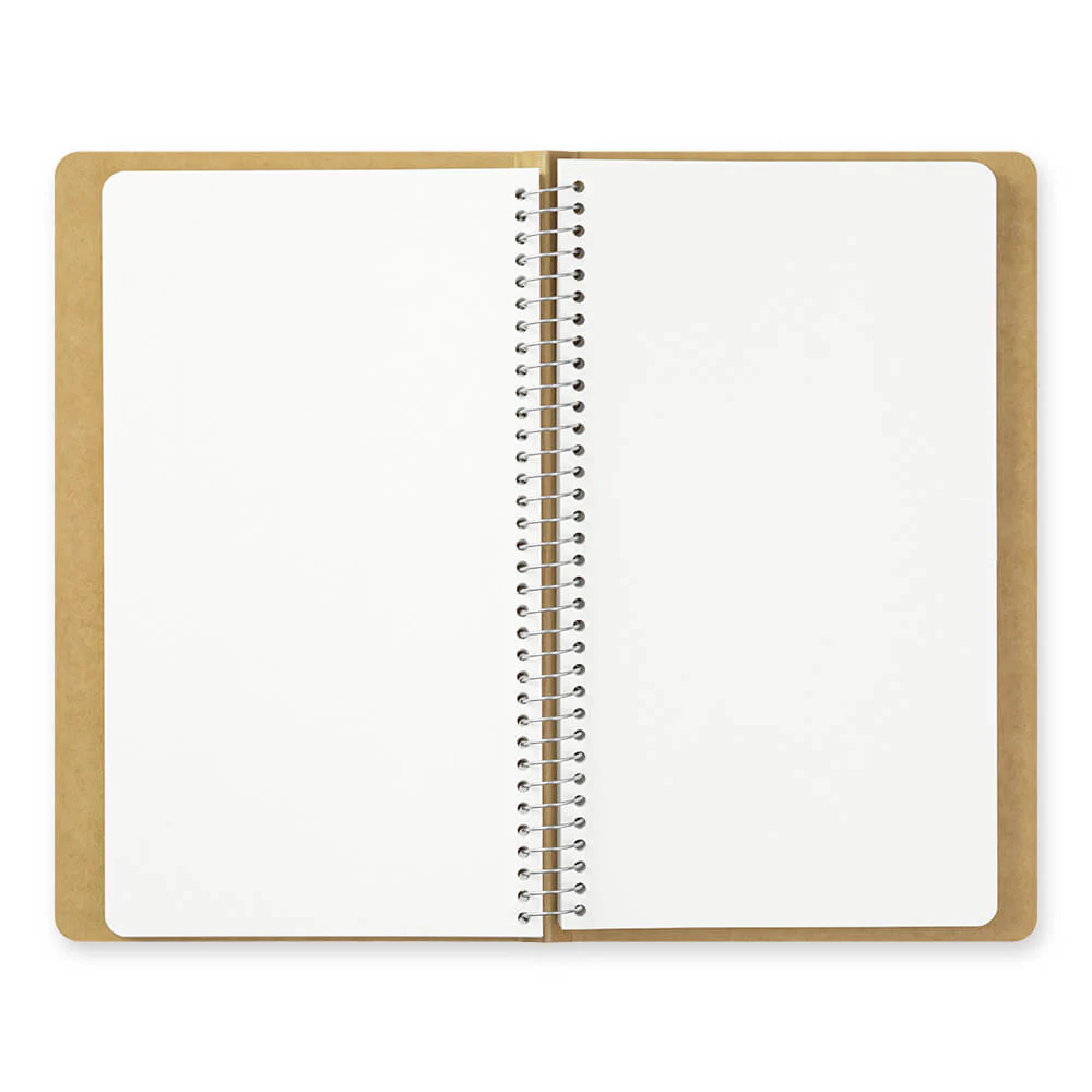 Traveler's Company Spiral Ring A5 Slim MD White Paper Notebook - Image 2