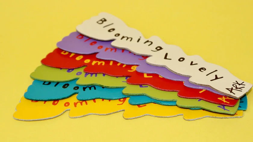 Tulip Leather Bookmark - Image 4