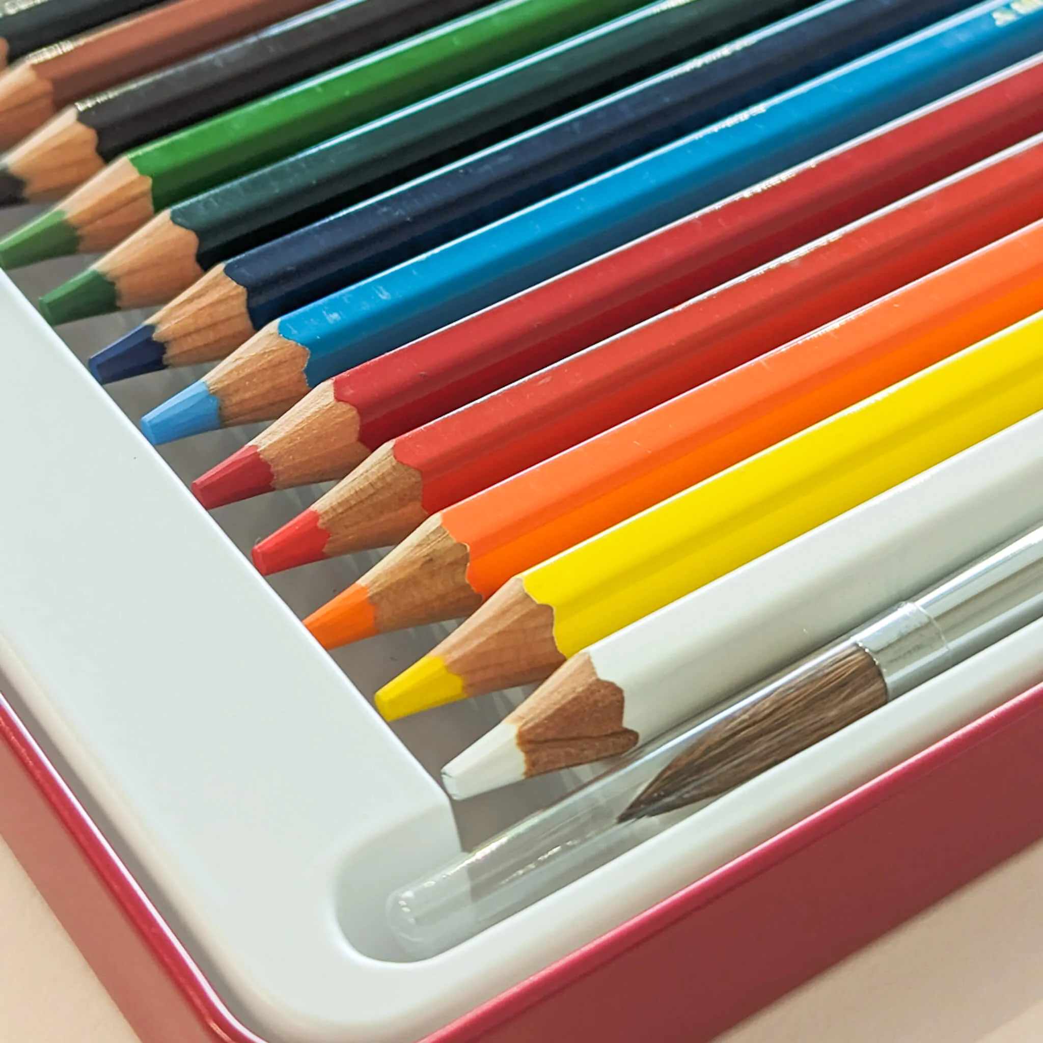 Uni Watercolor Pencils Tin of 12 - Image 3